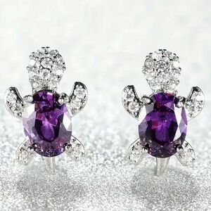 New Fashion Rhinestone Turtle earrings